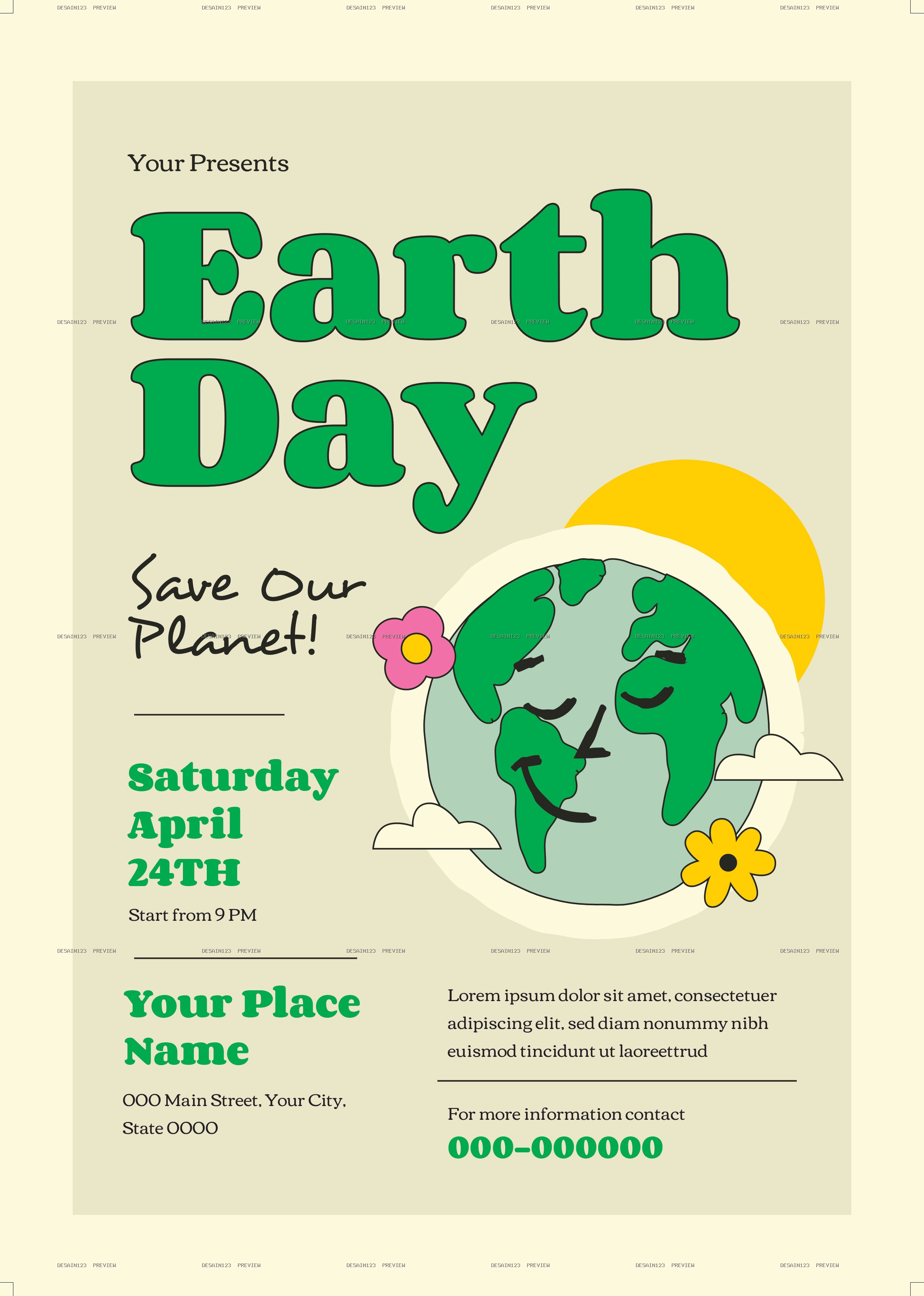 Poster Earth Day
